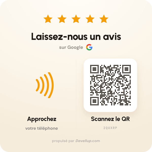 Plaque QR Devellup